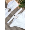 Angelsin Özel Tasarım Bikini Altı Beyaz Ms41269