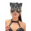 Kedi Kulaklı Siyah Zincirli Maske 800276
