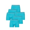 Dikişsiz Microfiber Likralı Erkek İç Çamaşırı Boxer Açık Mavi 6 Adet