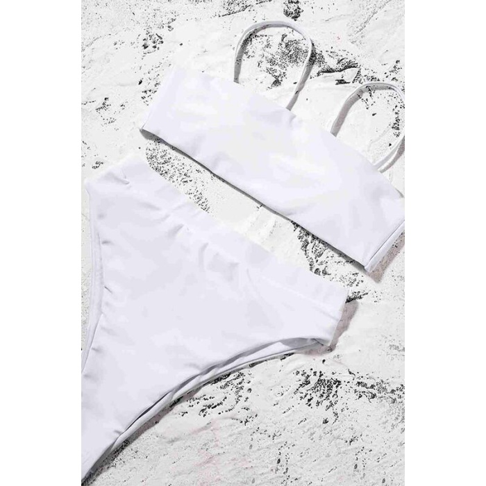 Angelsin Beyaz Bikini Üst -ms41128