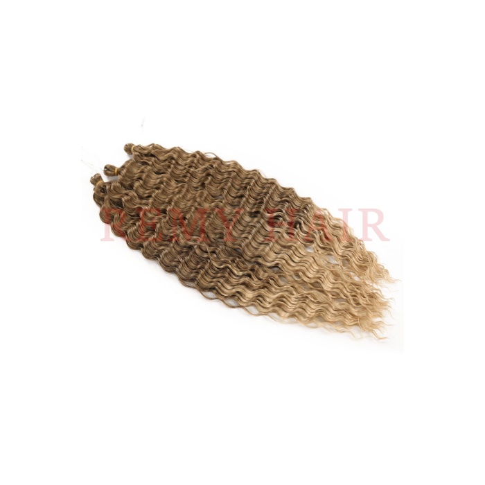 Afro Örgüsü Saç - Kumral Platin Ombreli 100gr.