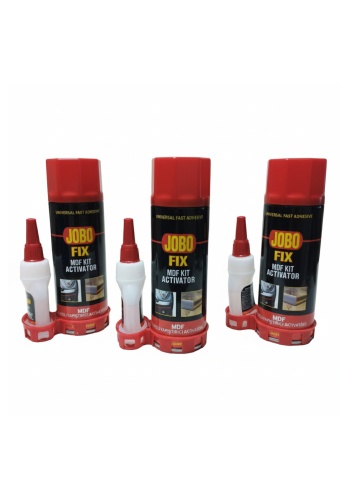 JOBO FİX MDF HIZLI YAPIŞTIRICI SPREYİ 200 ML & GENEL AMAÇLI HIZLI YAPIŞTIRICI 35 GR
