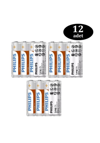 Longlife Aa R6 1.5v 12li Kalem Pil