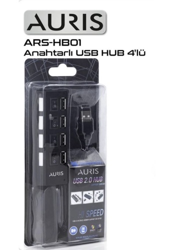 HUB ANAHTARLI 4LU USB