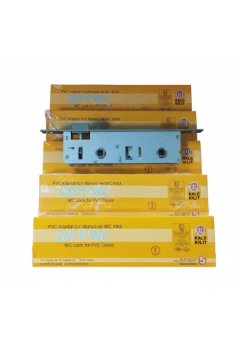 269 PWC PVC KAPILAR İÇİN BANYO VE WC KİLİDİ 35 MM 5 ADET