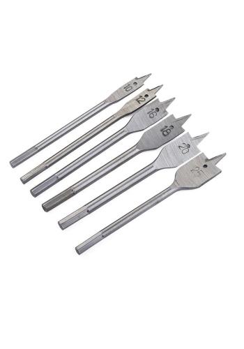 6 Parça Tahta Oyma Matkap Yaprak Kelebek Uç Seti