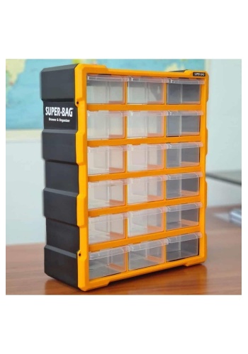 Monoblock Organizer Seti 18 Çekmeceli Hobi Kutusu