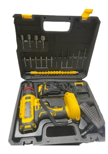 ASR232 Profesyonel 12V Dijital Ekranlı Akülü Vidalama Matkap Seti Darbeli – 2 Yıl Garantili