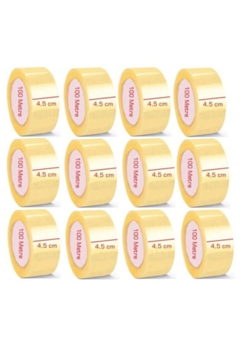 45X100 ŞEFFAF HOTMELT A KALİTE KOLİ BANDI ( 1 KOLİ 96 ADET )