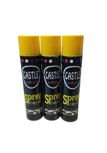 KALİTELİ SARI SPREY BOYA 3 ADET 510 ML