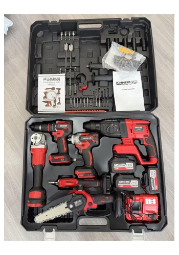 Kimmeer Plus 6 Lı Set 2025 Yeni Nesil Hilti-13 Mm Vidalama-testere-makas-spiral-450 Nm Torklu