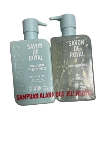 SAVON DE ROYAL ŞAMPUAN DUŞ JELİ HEDİYELİ İNCE TELLİ SAÇLAR İÇİN
