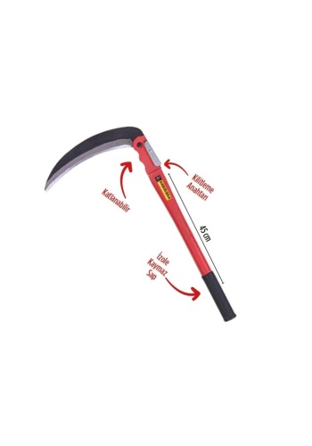 MEŞEM KIRMALI ORAK BAĞ BAHÇE TARLA ORAĞI KATLANIR ORAK SAĞLAM KALİTE 1 ADET