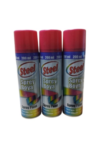SPREY BOYA-Steel-3 ADET 600 ML