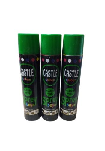 KALİTELİ YEŞİL SPREY BOYA 3 ADET 510 ML