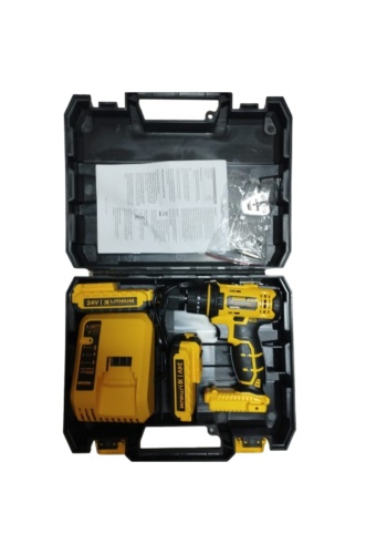 Şarjlı Matkap 24V 5A Çift Batarya Güçlü ve Pratik Kullanım