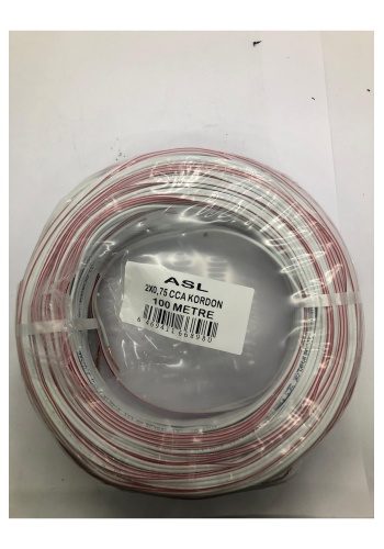 2x0.75lik Bakır Kablo