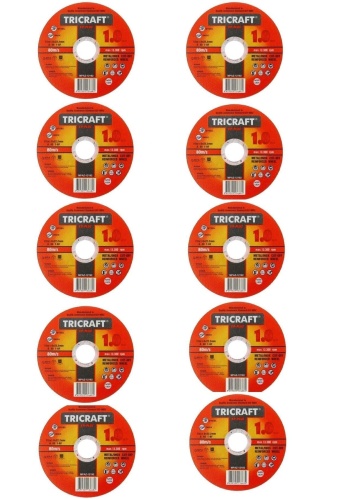 10 Adet Trıcraft 115x1x22.23 Mm Inox Kesici (MEŞEM-3301) 10 Adet