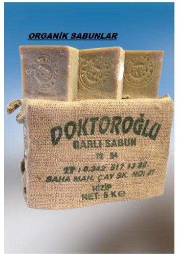 Zeytinyağlı Garlı Sabun Nizip Defne Sabunu Doktoroğlu 24 Adet