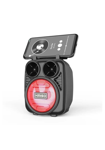 HERA Bluetooth Hoparlör Taşınabilir Ses Bombası Led Işıklı Extra Bass Ses Speaker Sd Kart-usb