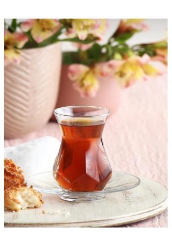 Lav Alya Çay Bardağı 6lı Yeni Model Modern Bardak