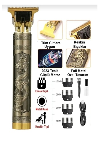 SAKAL TIRAŞ MAKİNESİ ŞARJLI PROFESYONEL INSUA HK-35