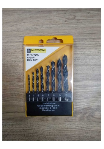 MEŞEM 8 PARÇA AHŞAP UCU SETİ