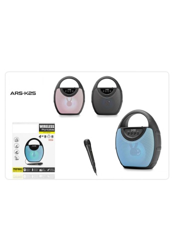 Auris ARS-K25 Karaoke Mikrofonlu Kablosuz Bluetooth Hoparlör