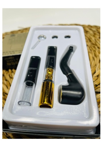 Mini Pipo Seti // 2 Adet Ağızlık Ve Ahşap Pipo