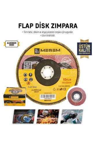 Flap Disk 115mm Zımpara 10 Lu (60 KUM)