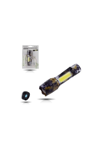 Gold Silver Gs-505 Usb Şarjlı Metal Fener