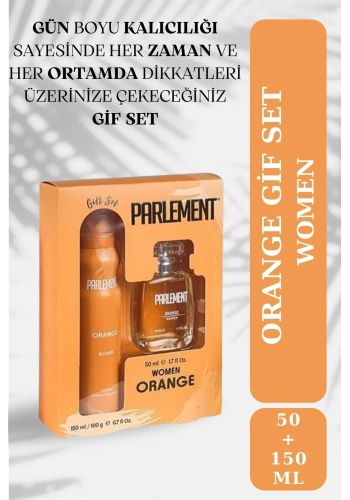 Parlement Orange Women Set Parfüm 50 Ml Edt&150 Ml