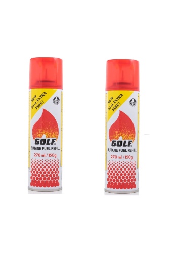 Golf Çakmak Gazı 270 ml 1x2 2 Adet
