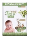 Baby Turco Bebek Bezi Ekonomik Paket 56lı (3 Numara)