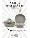Marbella 7 Parça (18-20-24) Cm Ten. 24cm Tav. Set Güveç Model