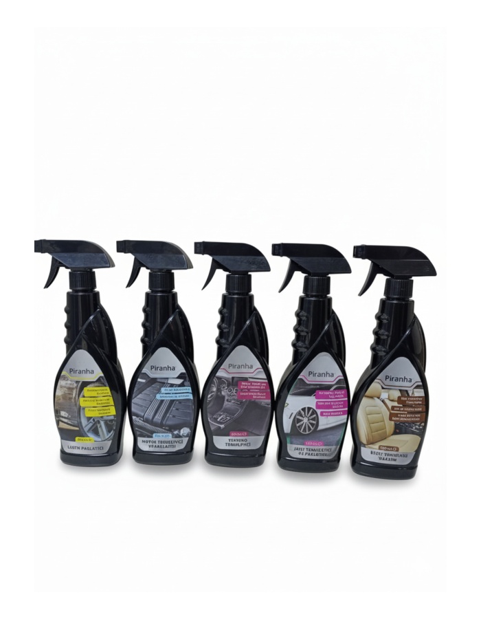 PİRANH-A 500ML 5Lİ ARAÇ BAKIM SETİ