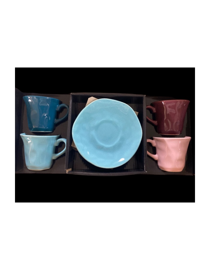 8 parça organik kahve takımı