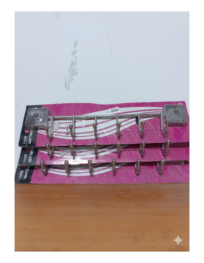 DELU-X 6LI BANYO LAVABO ASKISI 3LÜ PAKET