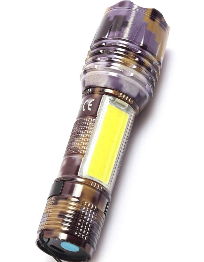 Metal Şarjlı El Feneri T6 Led Uzun Menzil El Feneri 1410 Gs-505