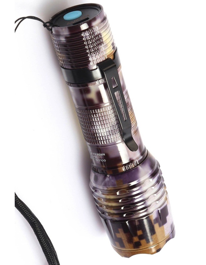 Metal Şarjlı El Feneri T6 Led Uzun Menzil El Feneri 1410 Gs-505