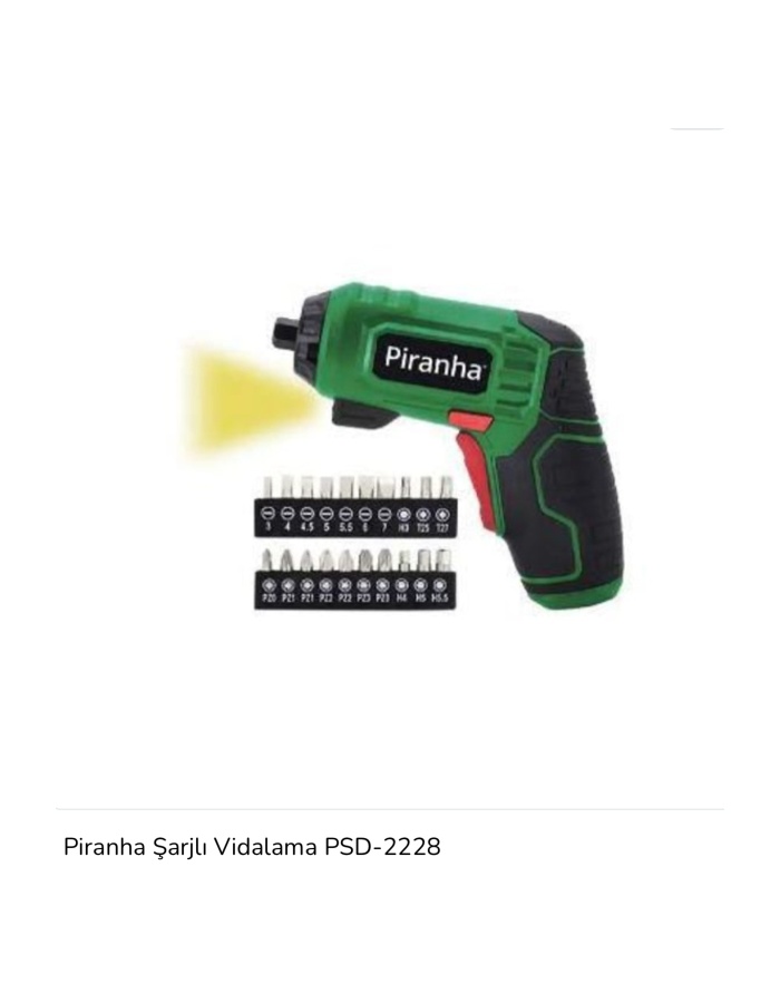 30 Parça Şarjlı Vidalama Çantalı