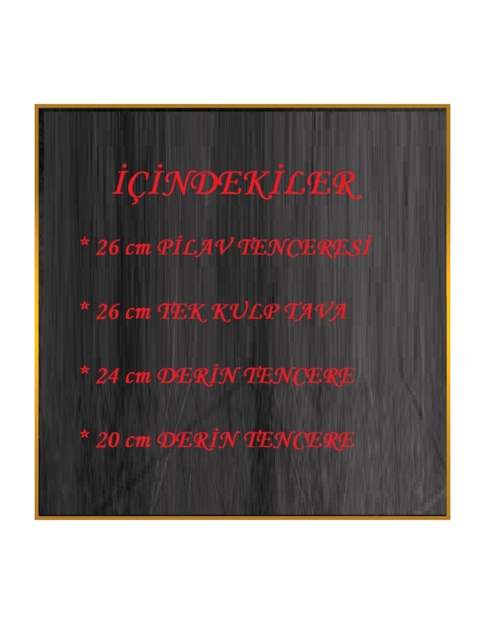 Elita 7 Parça Granit Tencere Seti Kırmızı