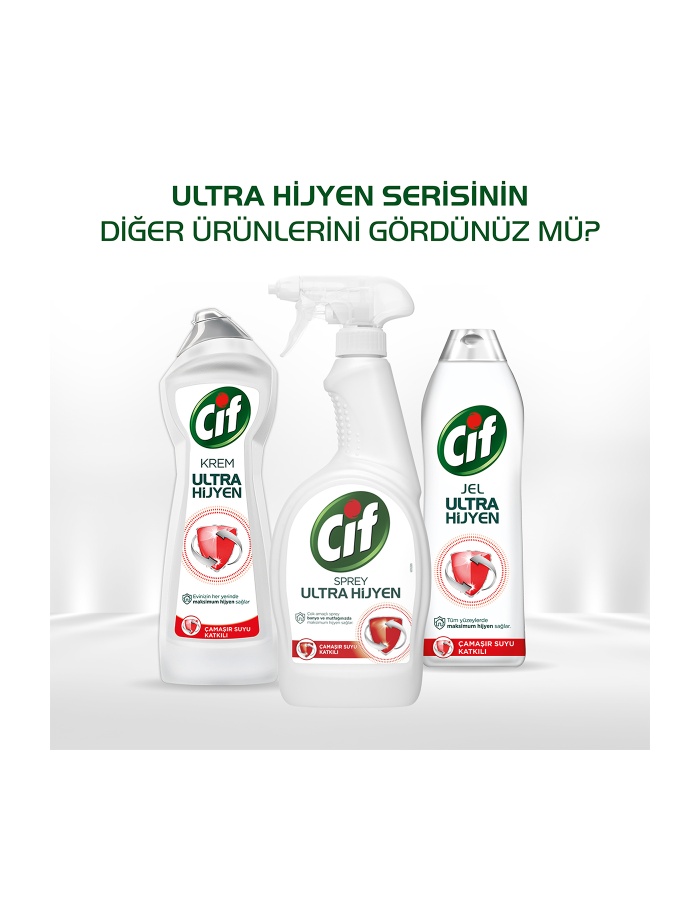 Jel Ultra Hijyen Tüm Yüzeyler Için Çamaşır Suyu Katkılı 750 Mlx3