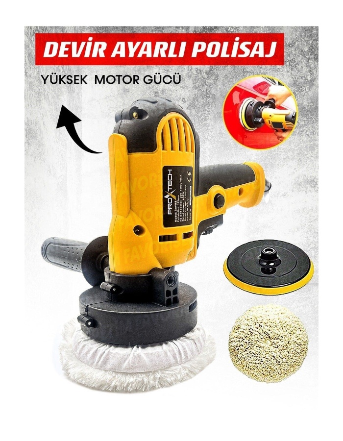 Devir Ayarlı Koltuk Yıkama ve Koltuk Fırçalama Makinası Fırça