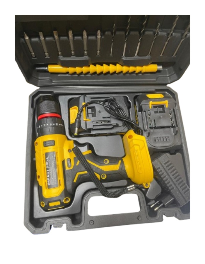 ASR232 Profesyonel 12V Dijital Ekranlı Akülü Vidalama Matkap Seti Darbeli – 2 Yıl Garantili