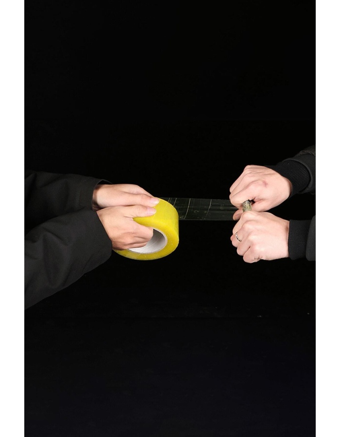 Koli Bandı 12 Adet 45x100 Şeffaf Akrilik 45mm Gerçek Net 100 Metre Sarım Güçlü Kopmayan