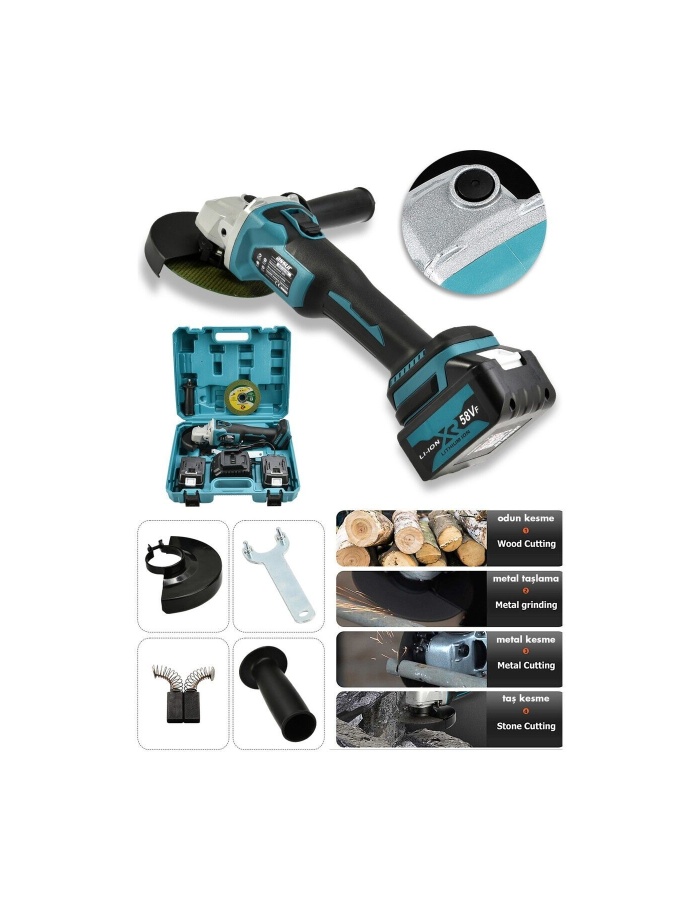 Assur Şarjlı Taşlama