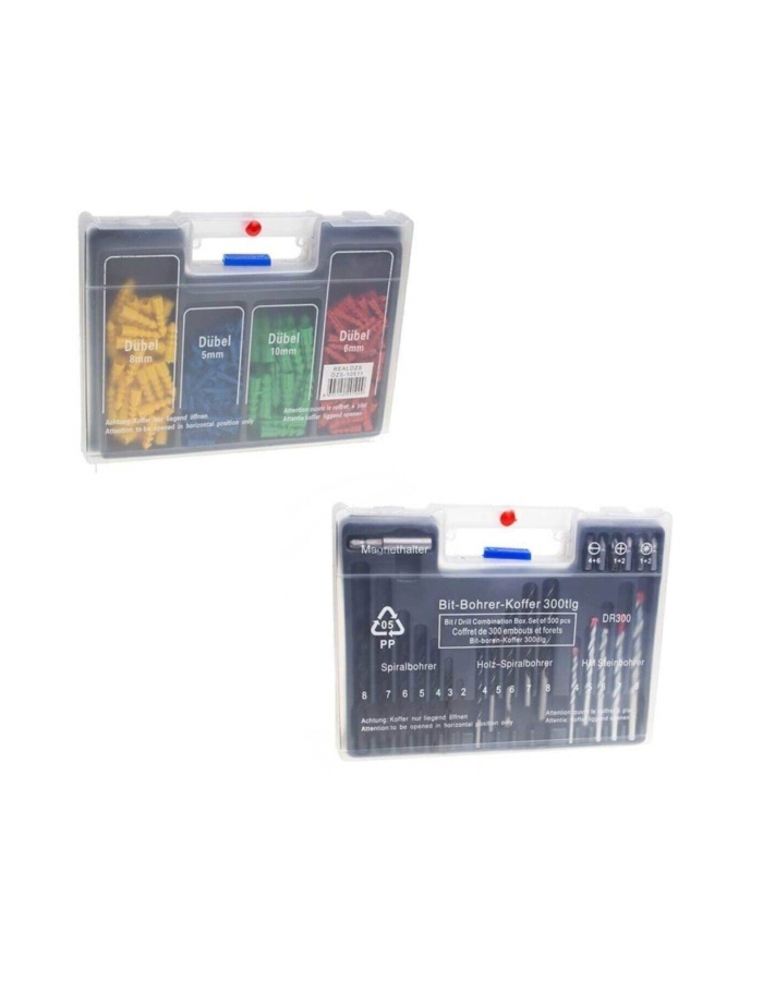 Zhl Tools Matkap Ucu Ve Dübel Seti 300 Parça