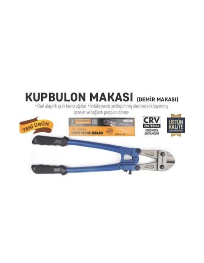 Inşaat Demiri Kesme Makası Demir Makası 18 Inç 45 Cm Uzunluk