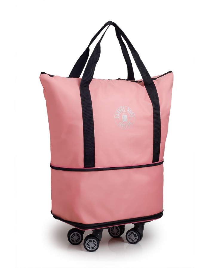 İki Körüklü Demonte Sessiz Tekerlekli Valiz/Çanta/Bavul